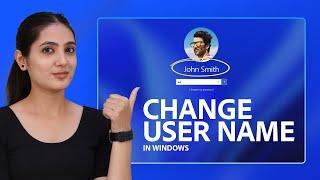 How to Change Username in Windows 10 | Change PC Name