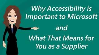 Accessibility expectations and resources for Suppliers
