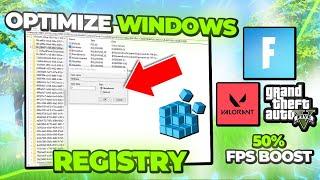 8 Windows Registry Tweaks to Boost FPS in ALL Games!  (FPS Boost & Fix Lag)