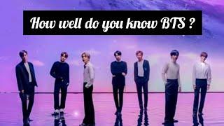 BTS quiz only Armys can answer (@amichan8752 )