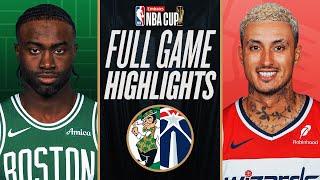 CELTICS at WIZARDS | EMIRATES NBA CUP  | FULL GAME HIGHLIGHTS | November 22, 2024