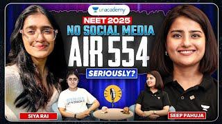 Siya Rai's Journey to AIR 554 in NEET 2025 | Seep Pahuja #neet2025result