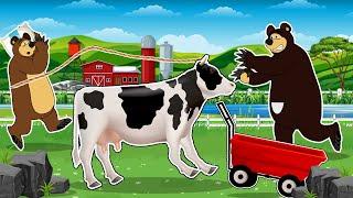 The Dairy Cow And The Troublemaking Cart | Bear Farm Life