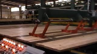 Collum Lumber, Allendale, SC Dual Fork Stacking System with End Patter and shifting center tie layer