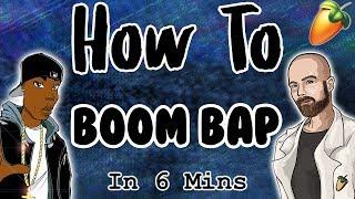 From Scratch: A Boom Bap Song in 6 Minutes | FL Studio Tutorial 2018