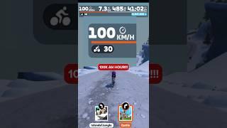 ️ 100km/h On Zwift 