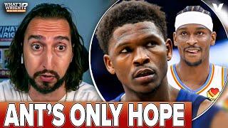 Anthony Edwards ONLY HOPE to save Timberwolves after loss vs. Thunder | NBA Playoffs | Nick Wright