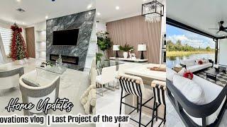 NEW LAST HOME PROJECT OF THE YEAR | CHRISTMAS HOME UPDATES 2024