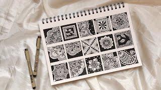 15 Mandala patterns for beginners || mandala patterns for beginners || Zentangle patterns || mandala