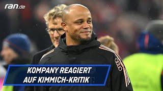 Kompany reagiert auf Kimmich-Kritik: "Antwort kommt auf dem Platz"