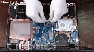 Reset BIOS settings Packard Bell TG71BM laptop | CMOS battery replacement