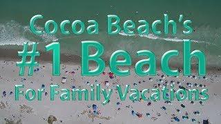 Best Family Beach in Cocoa Beach Florida in 4k Ultra HD