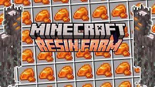 How To Build A Resin Farm | Minecraft Tutorial