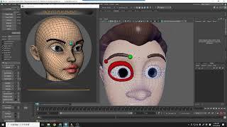 Face Rigging with Advanced Skeleton in Maya