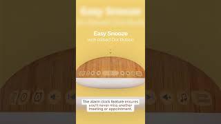 REACHER Wood Grain Sunrise Alarm Clock  Sound Machine Nightlight | alarm clock | smart alarm clock
