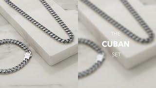 Silver Cuban Chain and Bracelet - Best Gift For Him Jewelry Review LUGUS JEWELRY