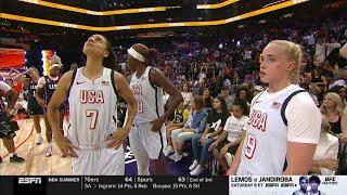 Team USA Hailey Van Lith, Dearica Hamby, Rhyne Howard vs USA Select | WNBA All-Star Weekend