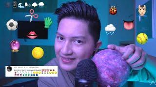 ASMR EMOJI CHALLENGE| Making Relax and Sleep Fast RIGHT NOW