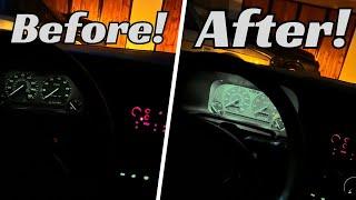 How To Golf mk3 LED Dash Lighting & Heating Controls