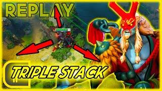 BEST STACKING hero - Purge Grimstroke Replay Commentary