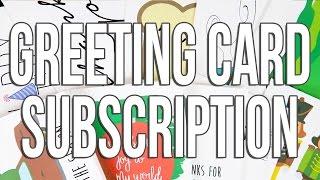 Oh, Hello Monthly Greeting Card Subscription Overview and GIVEAWAY!