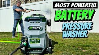 DIRTY VIDEO - EGO 3200psi Battery Pressure Washer Review