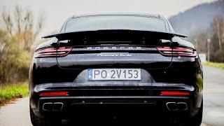 2017 Porsche Panamera Turbo - hard launch control start and acceleration!