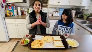 Quick pizza recipe by Alisha & Aizah!!