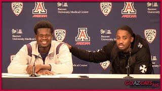 Oumar Ballo, Courtney Ramey talk after Arizona's win over USC | GOAZCATS.com postgame video