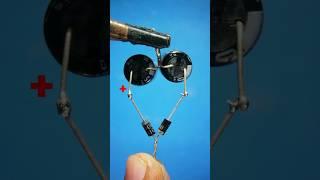 How to make a voltage doubler circuit #electronicsprojects