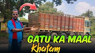 Gatu ka maal khatam //  Tire puncture ho gya //#vlog #truckdriverlife