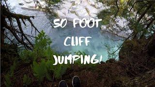 50 foot gainer! Eagle falls cliff jumping