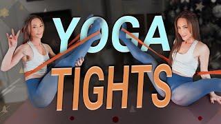 Yoga Workout in Sheer Transparent Tights_ Hannahjames710(1080P HD)