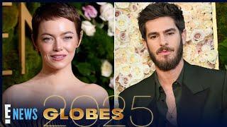 Exes Emma Stone and Andrew Garfield Reunite | 2025 Golden Globes | E! News