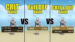 Xilonen BEST DPS Build -  Crit vs Full DEF vs Crit DEF // Genshin impact