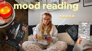 Mood reading vlog ⭐ Mood read fantasy romance books with me