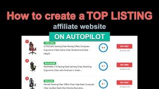 How to create a TOP PRODUCTS affiliate website on AUTOPILOT with Content Egg Pro plugin