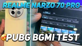 REALME NARZO 70 PRO BGMI TEST  | REALME NARZO 70 PRO PUBG TEST | REALME NARZO 70 PRO 5G