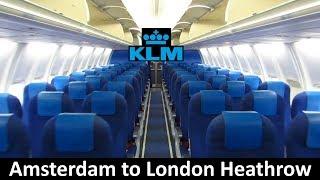 TRIP REPORT | KLM 737 | Amsterdam to London Heathrow | Economy Class [Full HD]