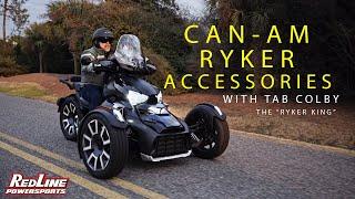 CAN-AM RYKER ACCESSORIES AND LUGGAGE OPTIONS