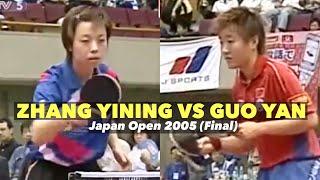 Zhang Yining vs Guo Yan | Japan Open 2005 (Final)