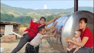 Duyen took care of Bao Nguyet's illness and dried corn in barrels