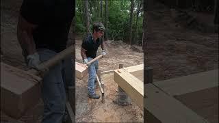 Timber Frame Cabin Build