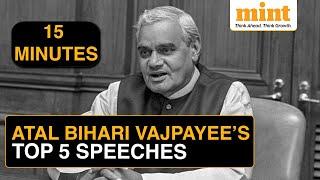 Atal Bihari Vajpayee's Top 5 Speeches In 15 Mins | India Celebrates Good Governance Day | Watch