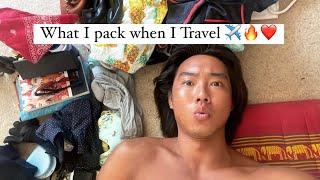 TRAVEL VLOG | What Toby Yo Packs! (Life Essentials)