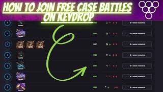 How To Easily Join FREE Case Battles on Keydrop || Checking Elemental War Event || Free Giveaway