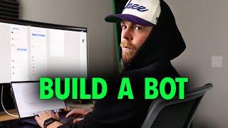 This guy BUILT A BOT to do his job for him