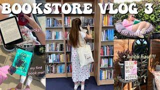 BOOKSTORE VLOG 3  come book shopping with me & my first book mail! | Ella Rose Reads