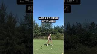 드라이버스윙 끌고오지않기 #최지희프로#CHOISGOLF#제자리스윙#골프연습#골프스윙#골프연습방법 #골프레슨#슬라이스교정