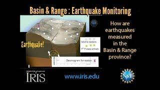 Basin and range earthquake—monitoring